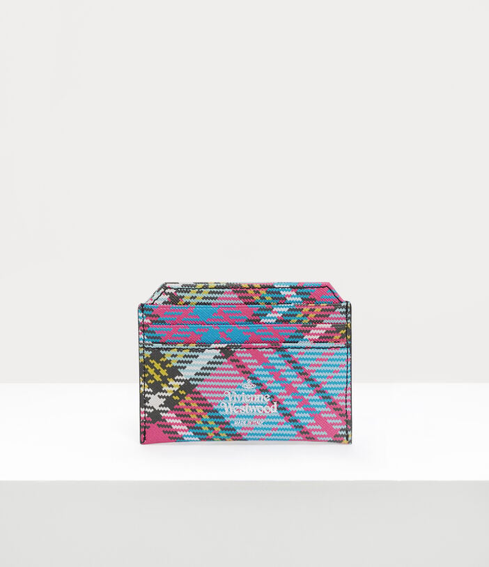 Vivienne Westwood BIOGREEN SAFFIANO PRINTED SLIM CARD HOLDER